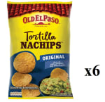 6 Bolsas de Nachips Old El Paso 185 g por 7.36€