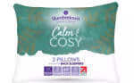 Slumberdown Calm & Cosy Medium Pillow - 2 Pack, £6