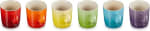 LE CREUSET Set of 6 Rainbow Espresso Mugs 100ml – £40.50