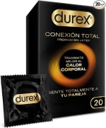 20 preservativos Durex Conexión Total Ultra Fino Plus sin Látex por 10€