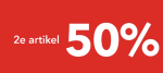 50% korting op het 2de kids artikel bij Scapino
