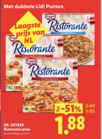 Dr. Oetker Ristorante pizza voor €1,88 bij Lidl
