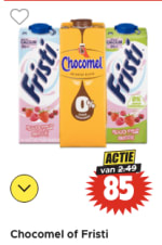 Chocomel of Fristi voor €0,85 bij Dirk