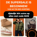 40 t/m 80% korting + 10% extra korting in de supersale van To Be Dressed