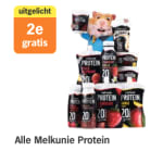 1+1 gratis op Alle Melkunie Protein bij de AH