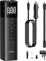 UGREEN Portable Digital Tyre Inflator 150 PSI 12V with Pressure Detection LED Light -