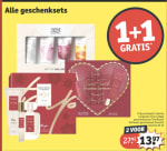 1+1 gratis op alle geschenksets bij Kruidvat