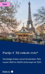 Eurostar treintickets naar Parijs vanaf £32