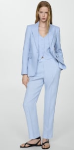 Blazer de traje 100% lino para Mujer por por 13.99€