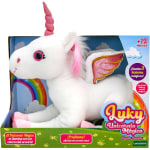 Luky unicornio blanco con 3 cuentos, luces arcoíris y sonidos por 5.99€