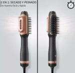 Cepillo de aire caliente y Secador de pelo 2 en 1 por $69.990