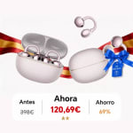 HONOR CHOICE Earbuds Clip 2 Pro Rose Gold 2 unidades por 120,69€