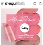 Colorete en stick Hean Desire Blush 02 por 0.99€.