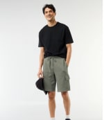 Tee-shirt noir uni confort fit / oversize à 2,40€