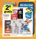 1+1 gratis op alle austalian en segafredo bij de AH