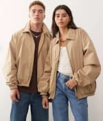 Chaqueta Harrington tostado cuadros por 30.37€