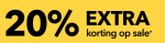 20% extra korting op de sale tot 70% bij Scapino