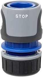 TATAY Premium STOP Quick Connector for 1/2 inch 12.5mm - 5/8 inch 15mm Hose, Universa