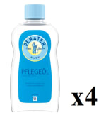 4 x Penaten Aceite Suave Bebé 500 ml - Hidratante Corporal, Piel Sensible por 11.96€
