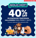 40% de descuento en Disfraces de Halloween | Petco
