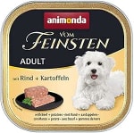Animonda Vom Feinsten Dog rund met aardappelen (22 x 150g) voor €8,99 bij Amazon