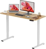 SANODESK 120x60cm Electric Standing Desk – Height Adjustable with Memory Panel (Vouch