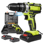 Taladro Eléctrico Inalámbrico 3 en 1 de 28V, Destornillador de Impacto por 19.95€