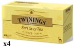 4 Paquetes de Té Earl Grey Twinings 25 Uds por 10.09€