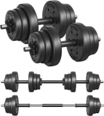 Juego de Mancuernas Ajustables SONGMICS 20 kg por $800 | Amazon