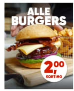 €2 korting op alle burgers bij Kwalitaria