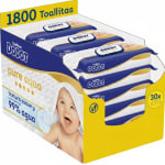 Dodot Pure Aqua Toallitas 30 Paquetes De 60 Unidades = 1800 Toallitas por 39,99€