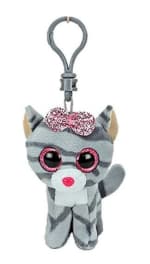 Llavero de peluche Kiki Grey Cat por 3.99€.