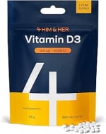 Vitamin D3 4000 IU Tablets High Strength – 365 Small Easy to Swallow (Full 1 Year Su