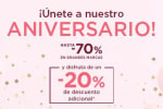 20% EXTRA + 10€ Primeriti aniversario grandes oferta TOP marcas