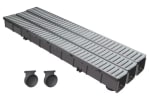 Lot de 3 caniveaux à grille galvanisée A15 à 19,90€