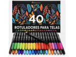 Pack de 40 Rotuladores Textiles Permanentes Zenacolor por 11.39€