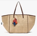 Parfois Bolso Tote efecto rafia XL por 17.99€.