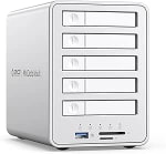 ORICO All-Flash 5-Bay Raid Caja Disco Duro Compatible 2.5 SATA HDD/SSDs por 140,29€