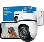 Tapo C530WS Pan/Tilt Outdoor Security Camera, 3K 5MP WiFi, 360° Vision Motion Track
