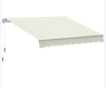 Store banne manuel en aluminium 295x245cm Outsunny à 162,90€