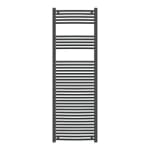 Flomasta 1800mm x 600mm 2890BTU Black Curved Towel Radiator for £29.99 at Screwfix
