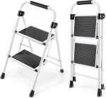 KINGRACK Escalera de 2 escalones por 19,99€ en Amazon