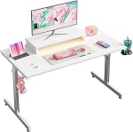 Bestier Escritorio Gaming 106,6 cm con LED por 51.43€