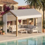 Pergola bioclimatique autoportante Ecozia Honey à 897€