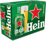 24 latas Heineken Cerveza Lager 33cl por 13.34€