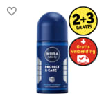 2+3 gratis op Nivea deodorant en douche bij kruidvat