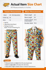 Men’s Comic Print Suit Set for £5 Graphic Blazer & Trousers Deal