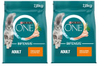 2 x PURINA ONE Adulto pollo y cereales integrales 2,8 kg por 15.98€