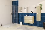 Ensemble Meuble + Vasque + Miroir Tolima décor bois à 139€
