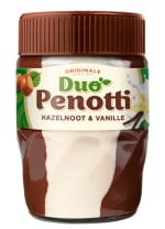 Duo Penotti Hazelnoot & vanille 400 g voor €2 bij de Plus